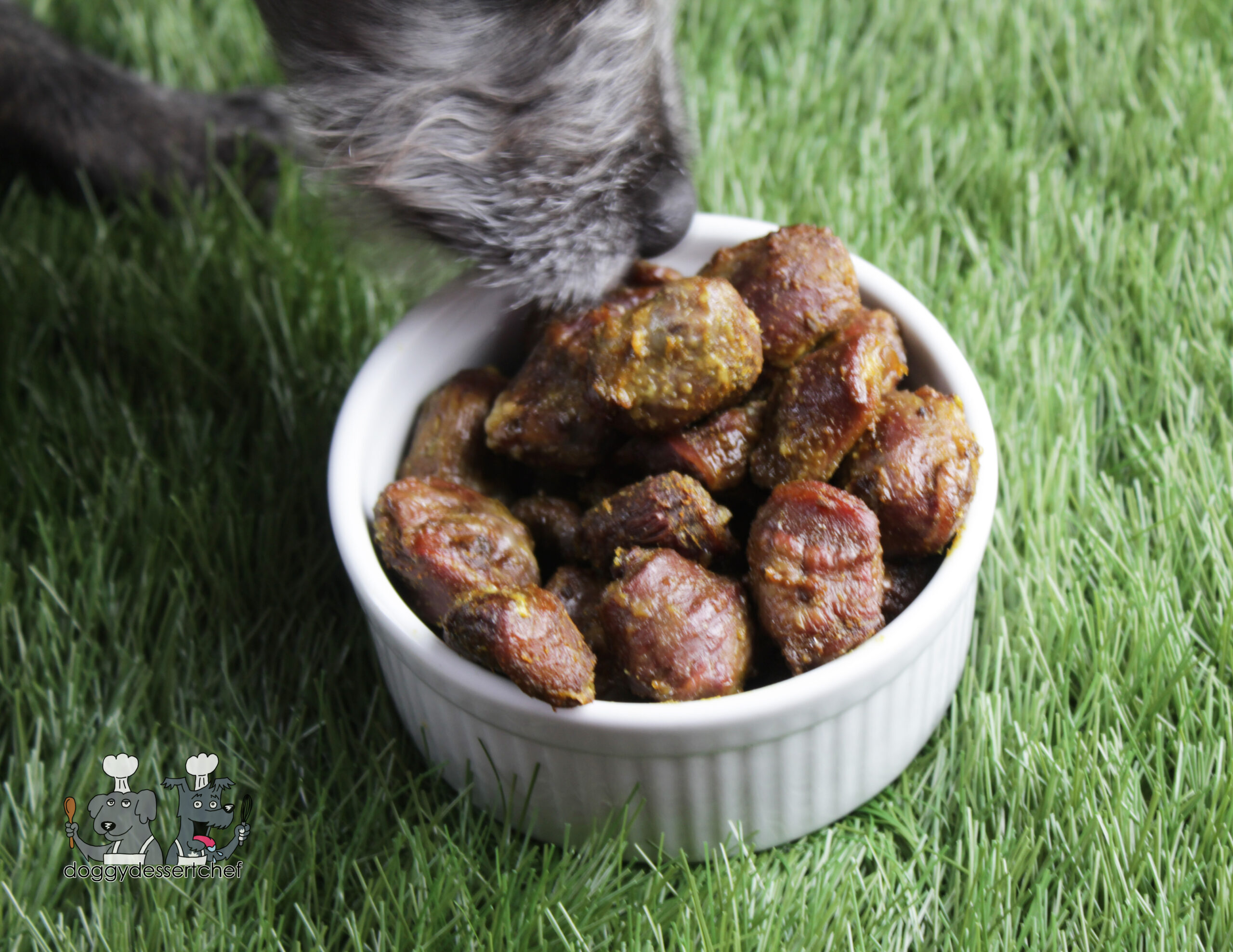 air-fried duck gizzards dog treat recipe