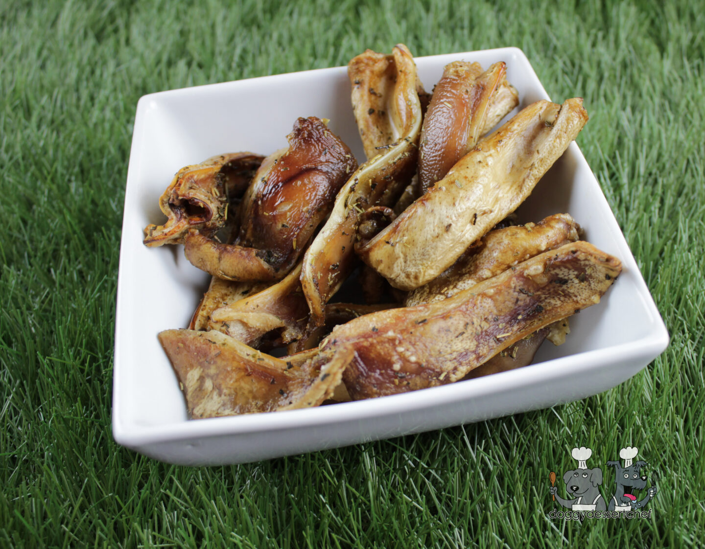 Air-Fried Pig Ears Dog Treat Recipe