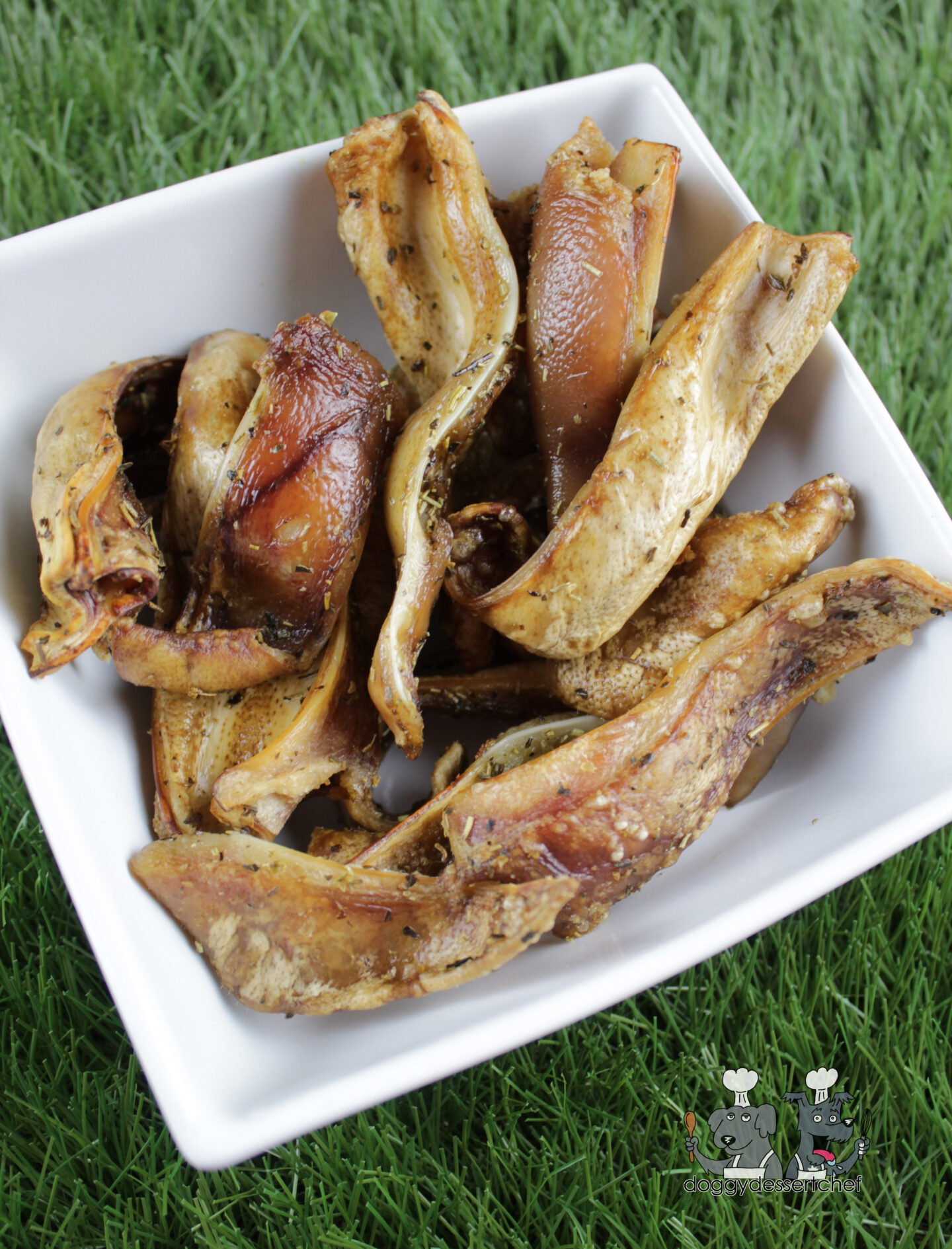 air-fried pig ears dog treat recipe