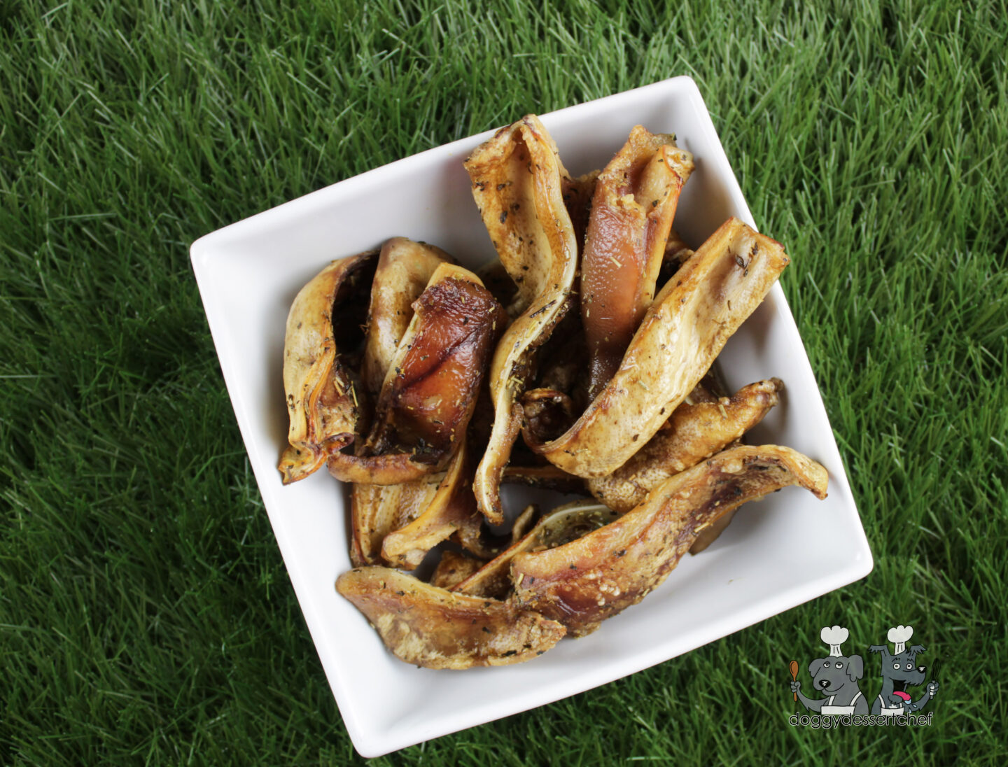 air-fried pig ears dog treat recipe