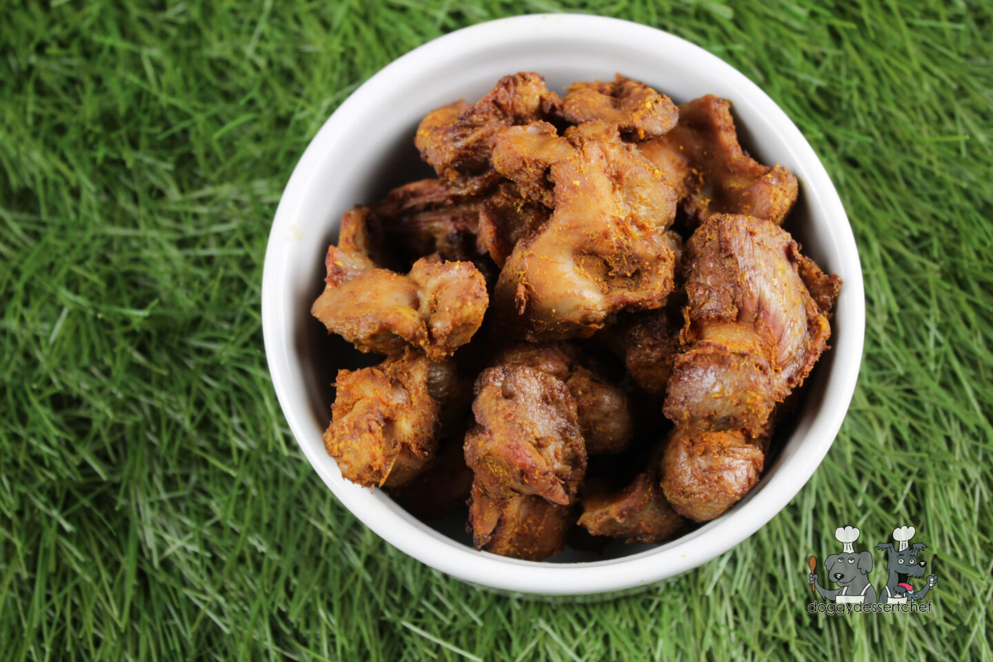 Air-Fried Chicken Gizzards Dog Treat Recipe