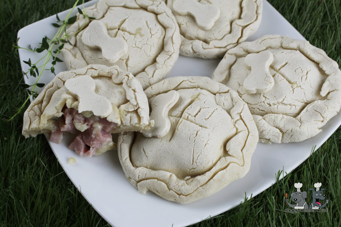 ham and brie hand pie dog treat recipe