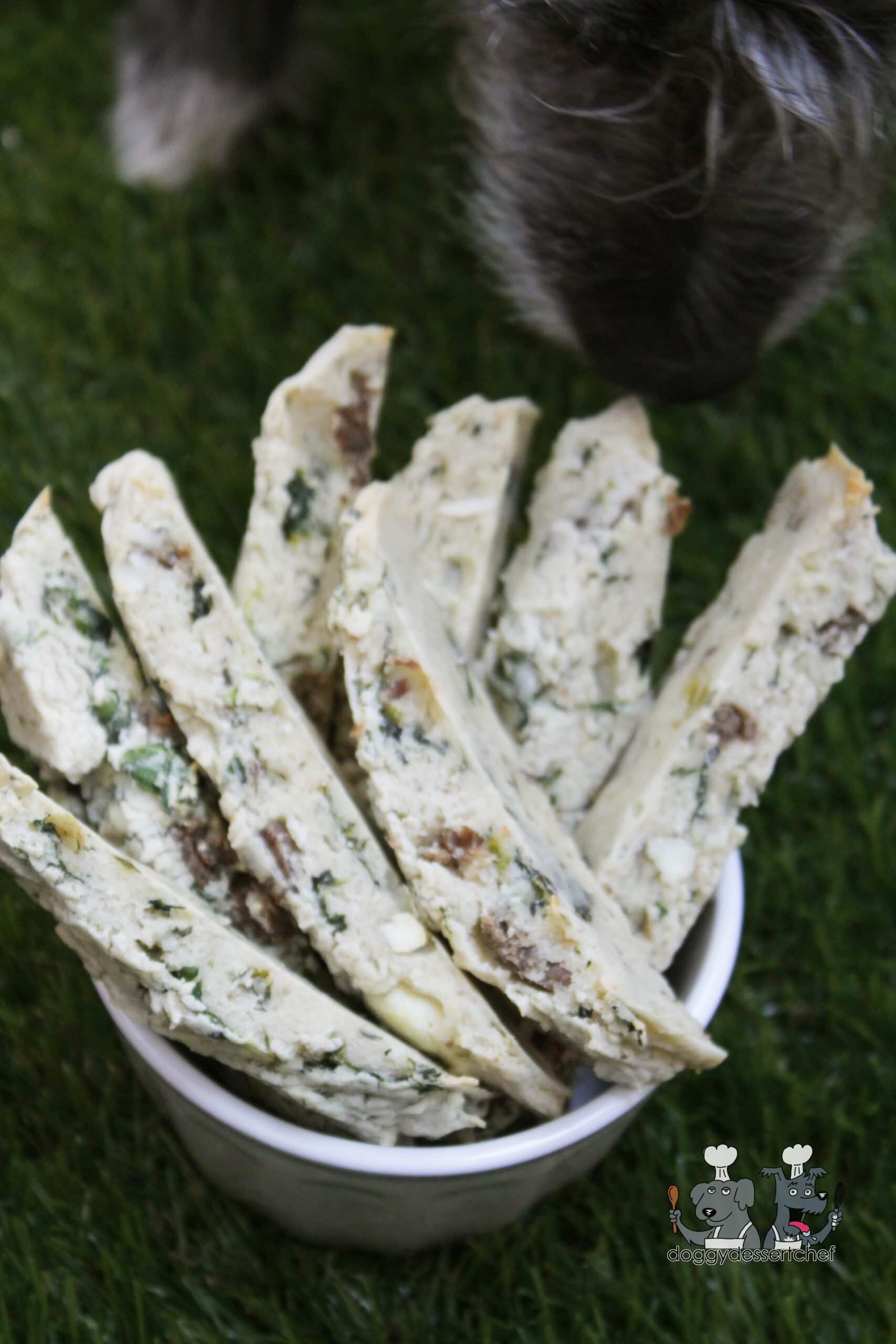 Goat Cheese Beef Biscotti Dog Treat Recipe