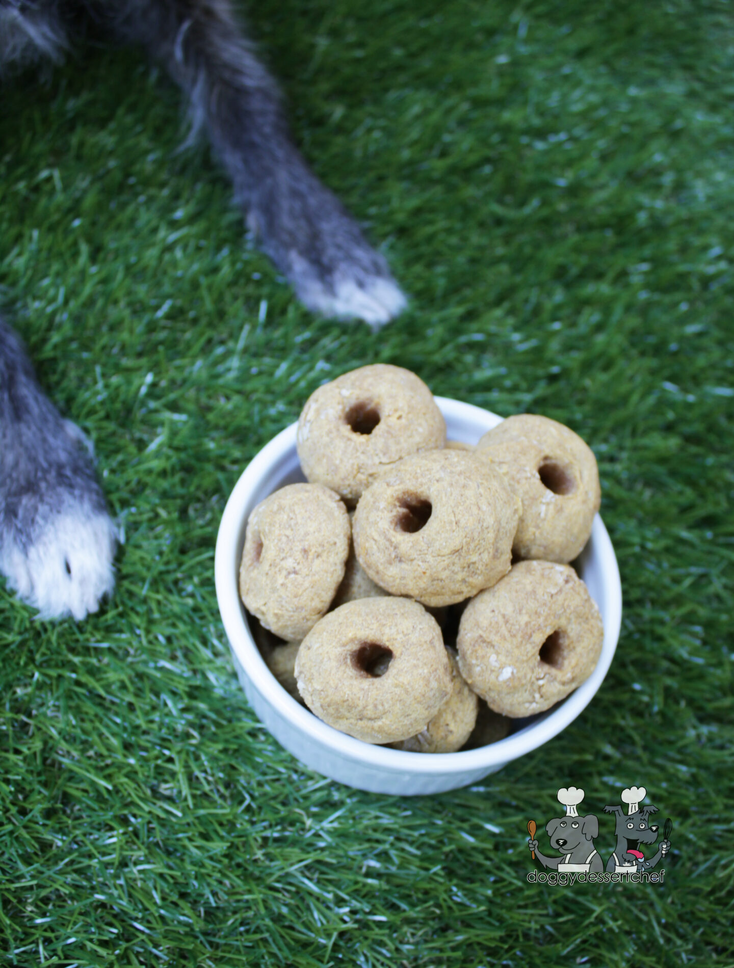 pumpkin apple bagels dog treat recipe