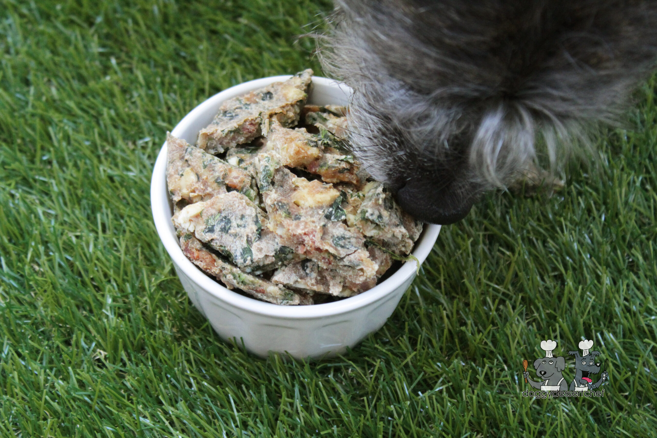 Ginger Spinach Chicken Dog Treat Recipe