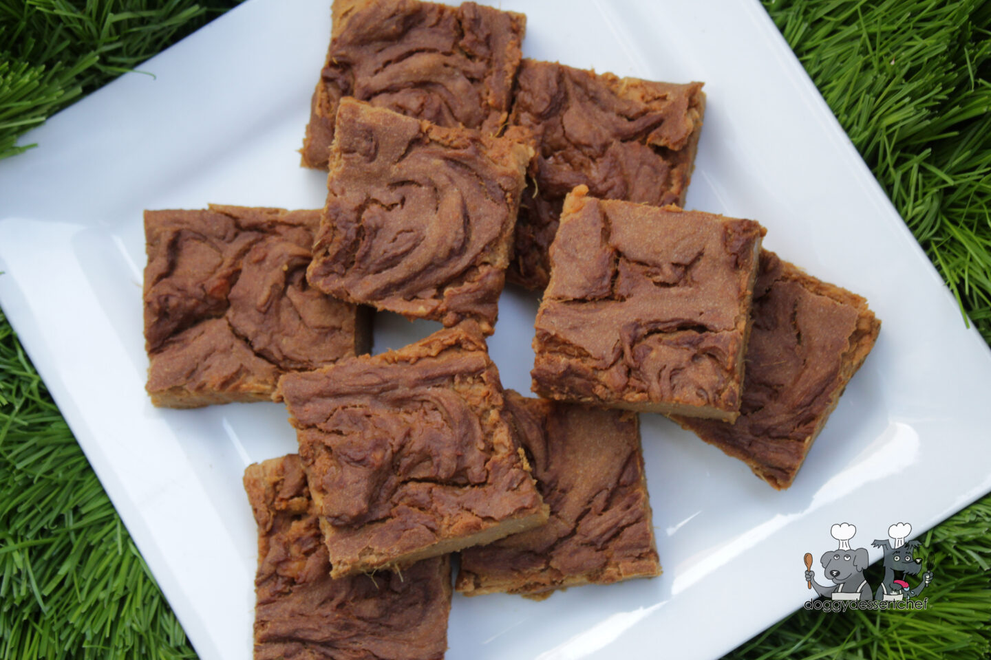 Carob & Sweet Potato Brownies Dog Treat Recipe