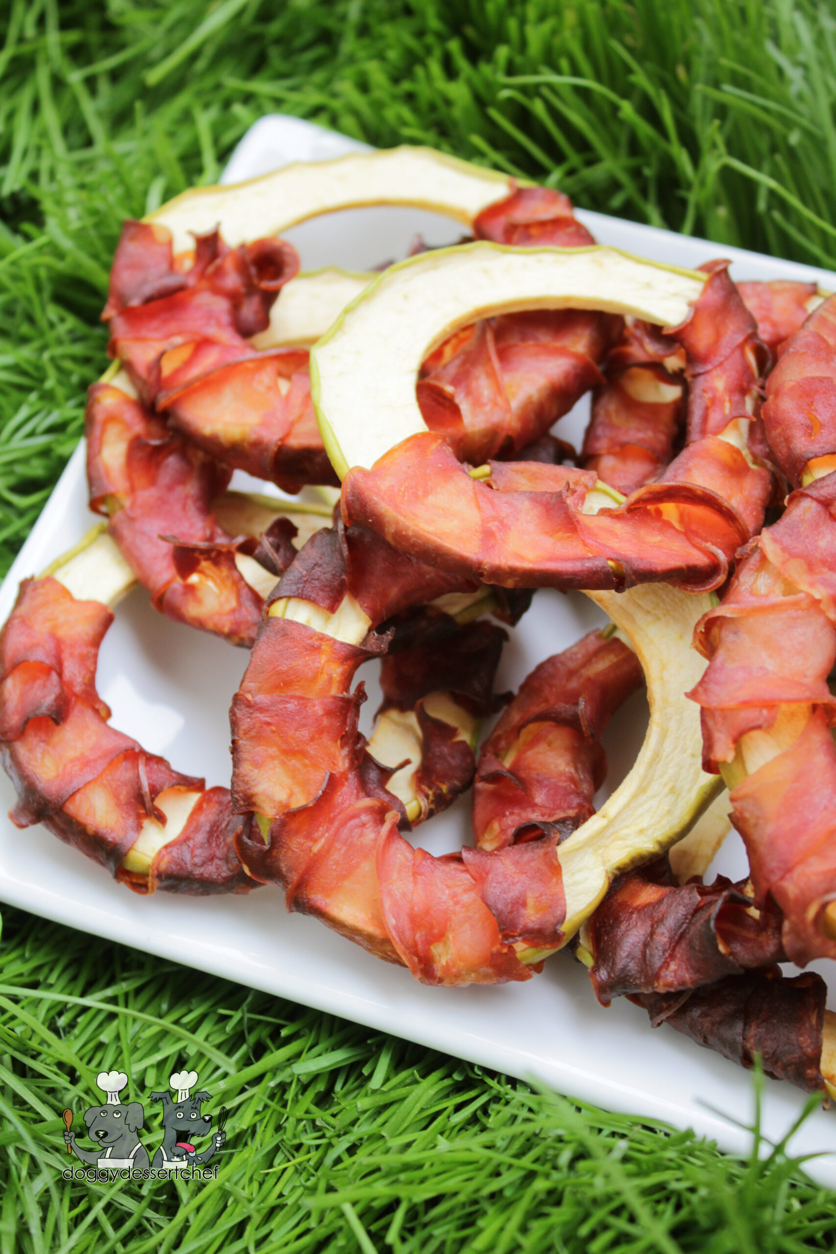 Ham Wrapped Apple Dehydrated Dog Treat Recipe