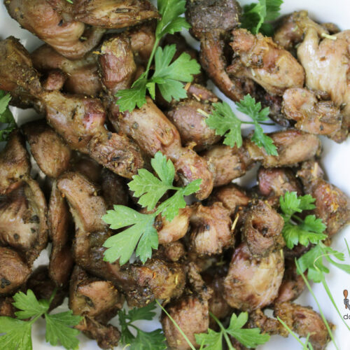 AirFried Chicken Gizzards Doggy Dessert Chef