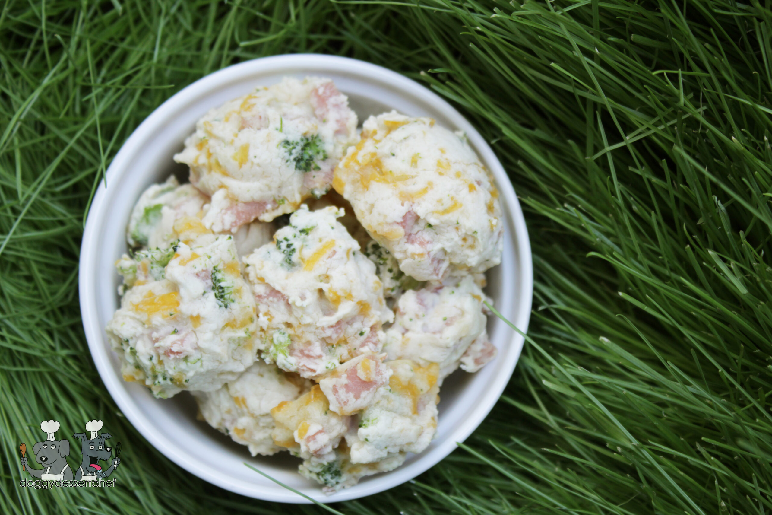 Ham and Cheddar Broccoli Dog Treat Recipe