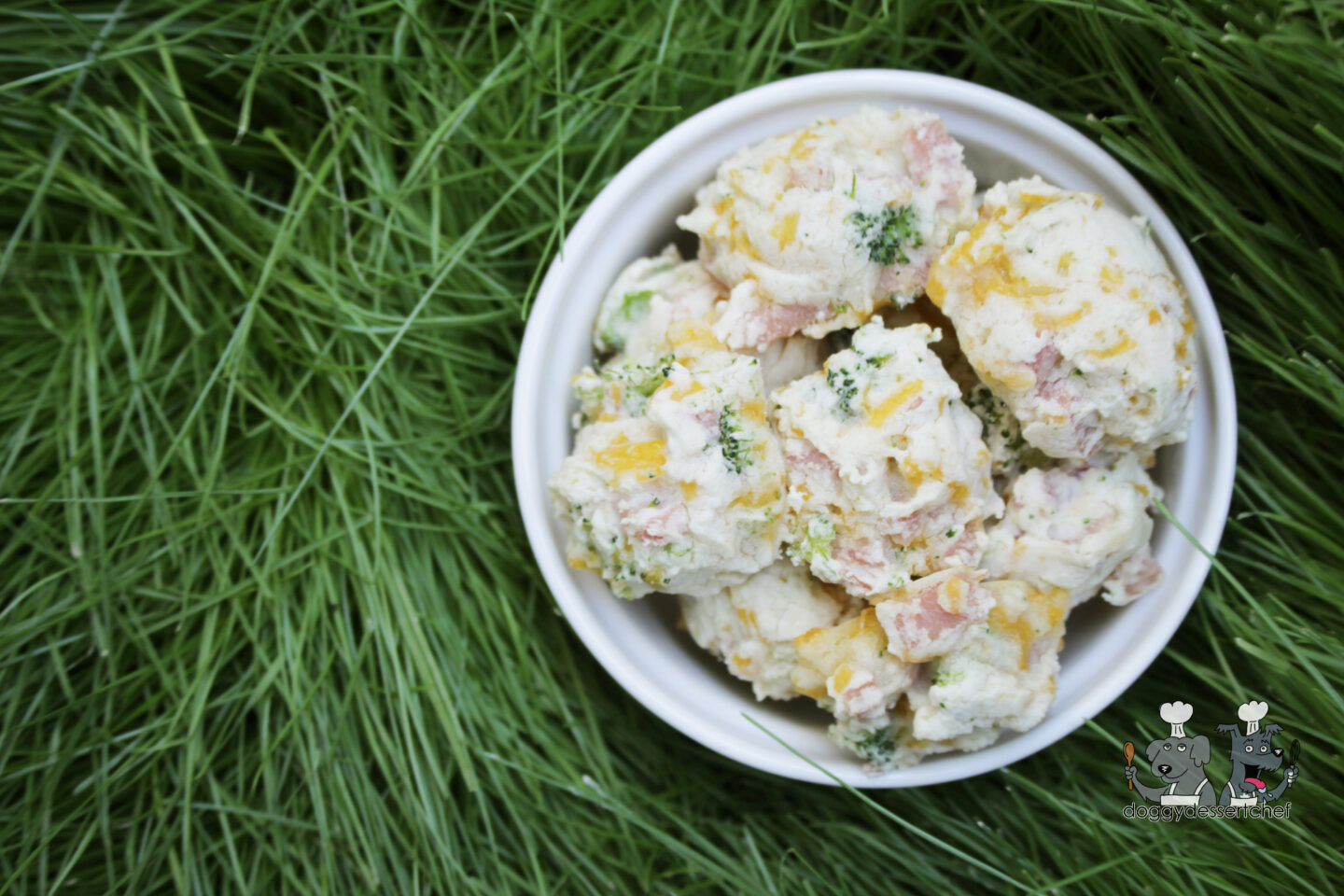 Ham and Cheddar Broccoli Dog Treat Recipe