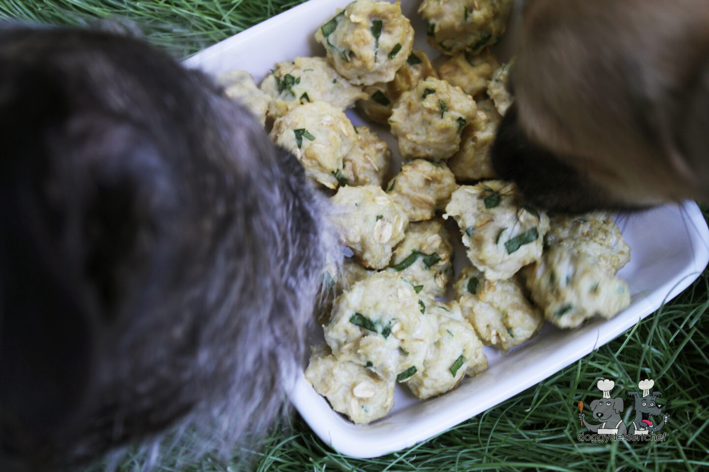 Chicken Spinach Meatballs Dog Treat Recipe