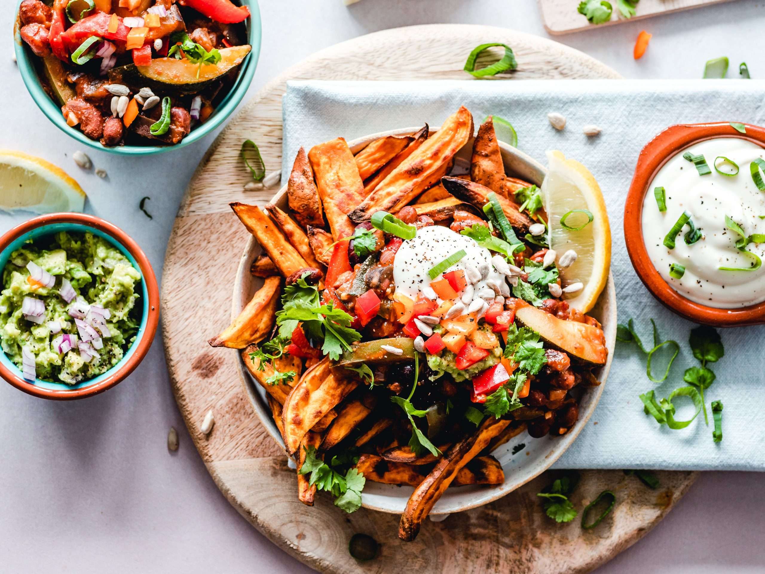 Loaded Sweet Potato Fries