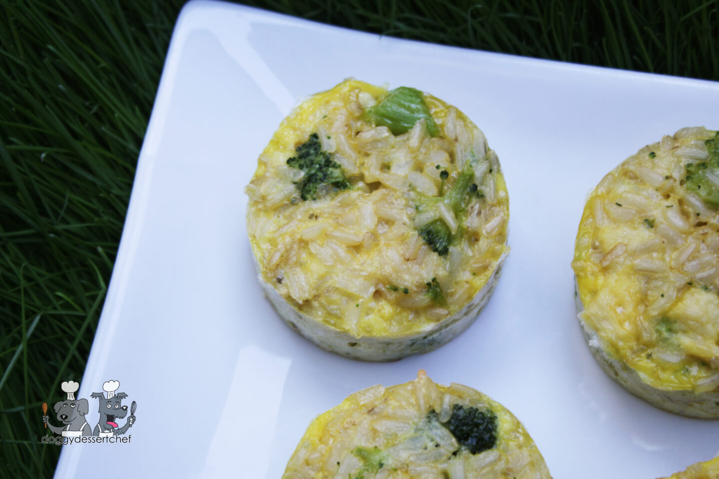 Chicken, Broccoli and Brown Rice Dog Treats