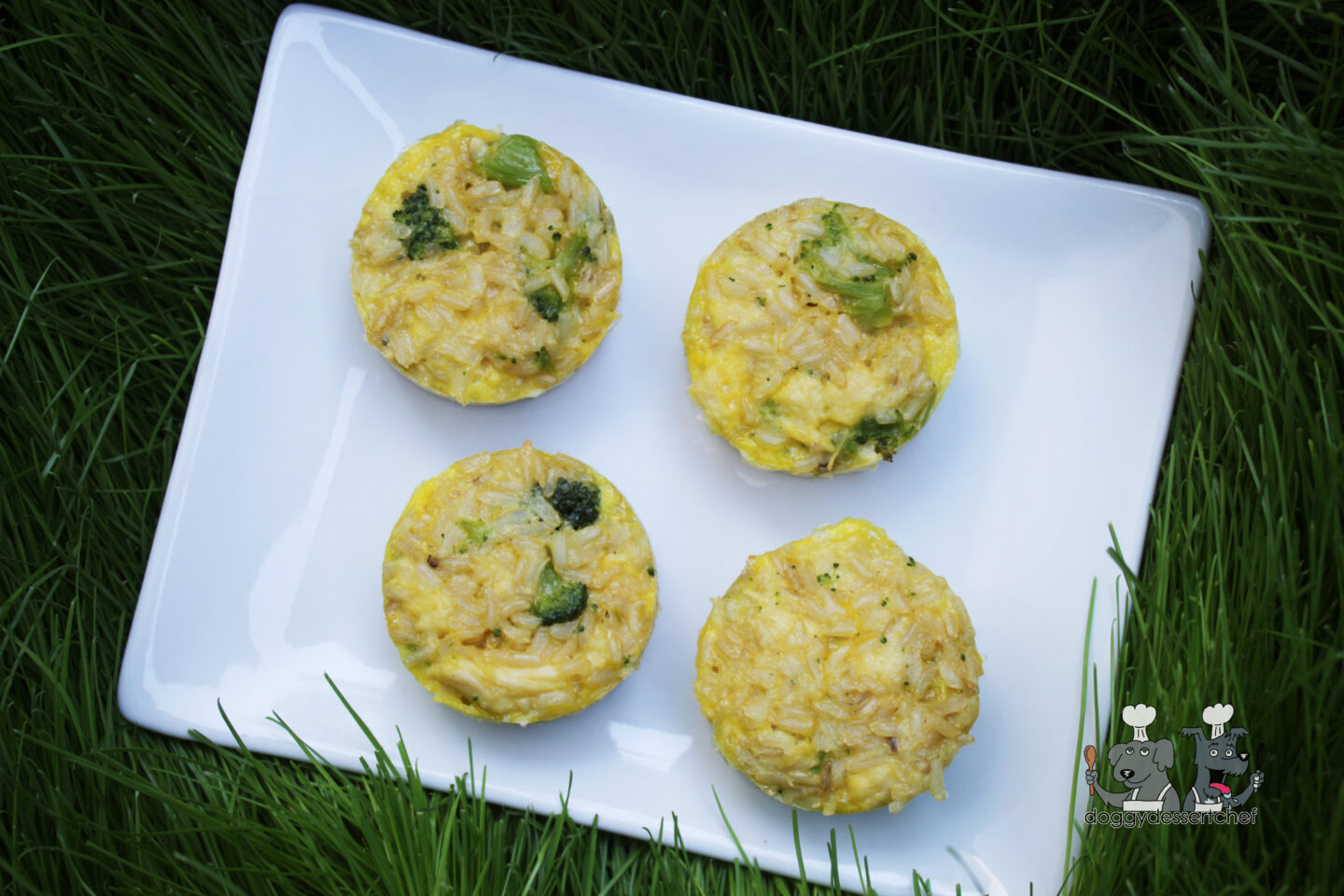 Chicken, Broccoli and Brown Rice Dog Treats