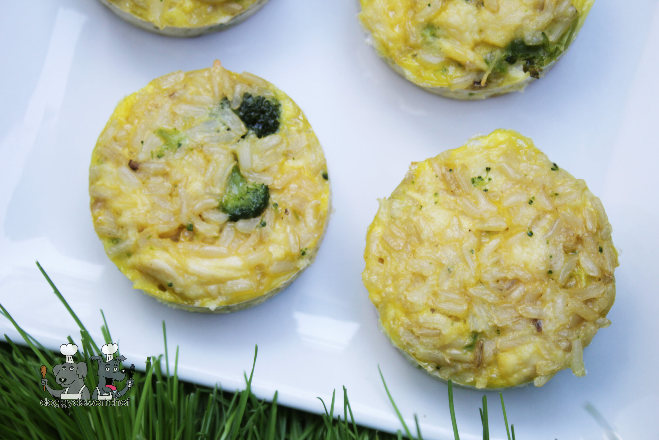 Chicken, Broccoli and Brown Rice Dog Treats