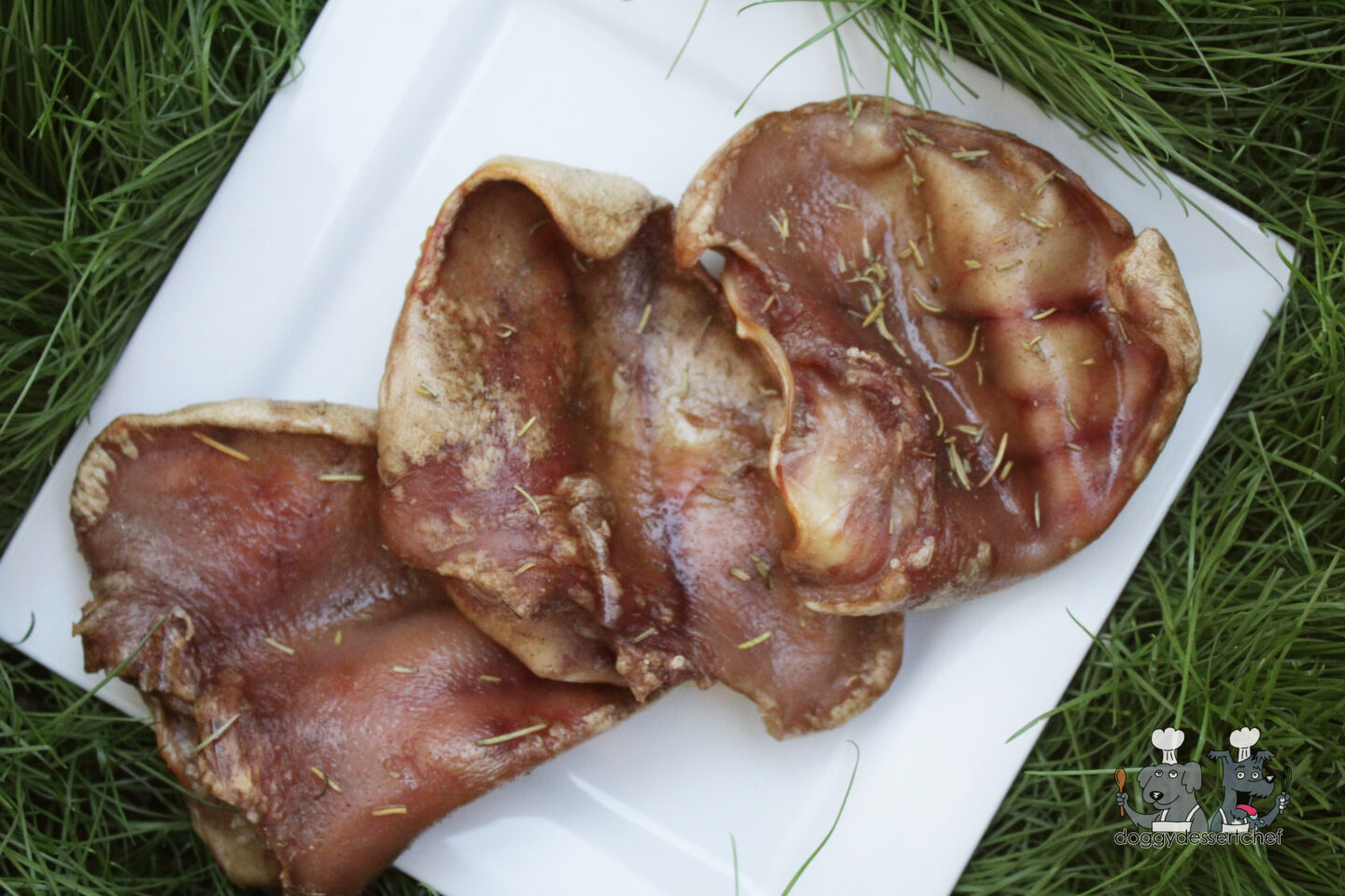 Air Fried Rosemary & Thyme Pig Ear Dog Treat Recipe