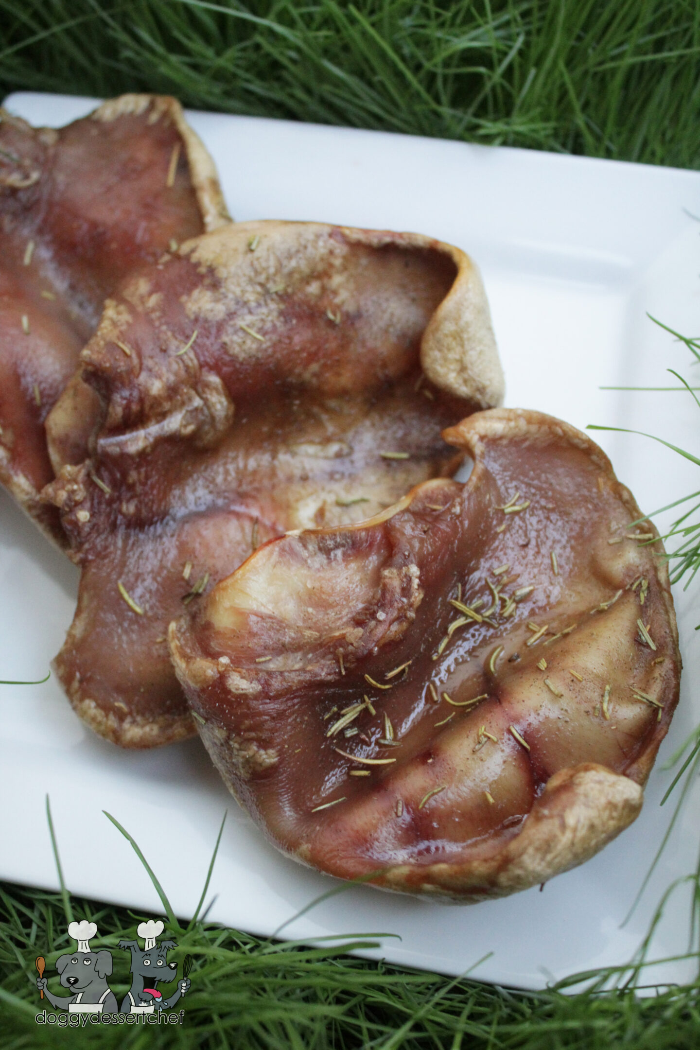 Air Fried Rosemary & Thyme Pig Ear Dog Treat Recipe