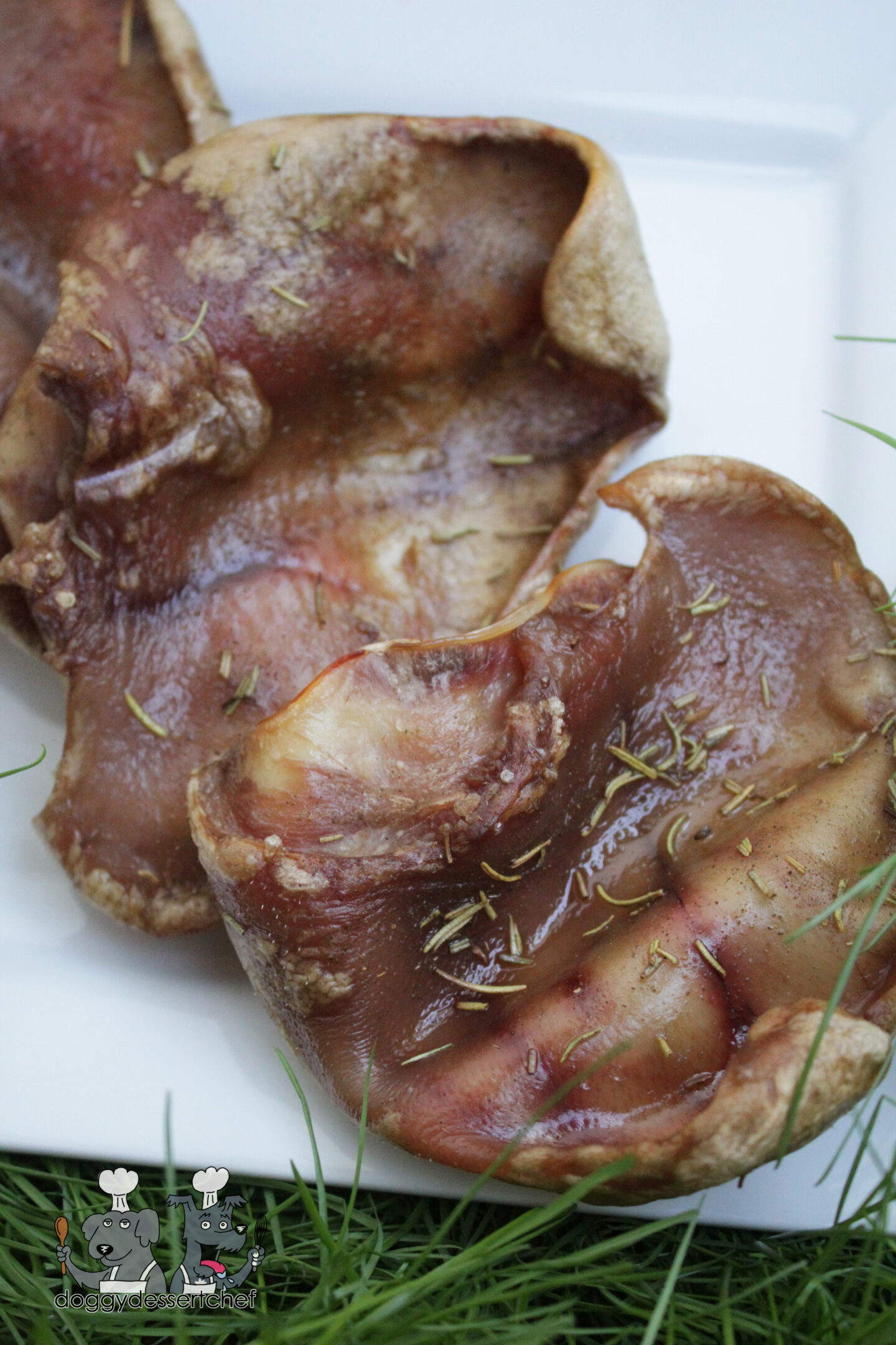 Air Fried Rosemary & Thyme Pig Ear Dog Treat Recipe