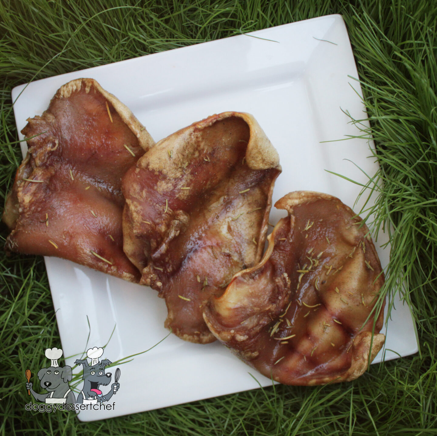 Air Fried Rosemary & Thyme Pig Ear Dog Treat Recipe