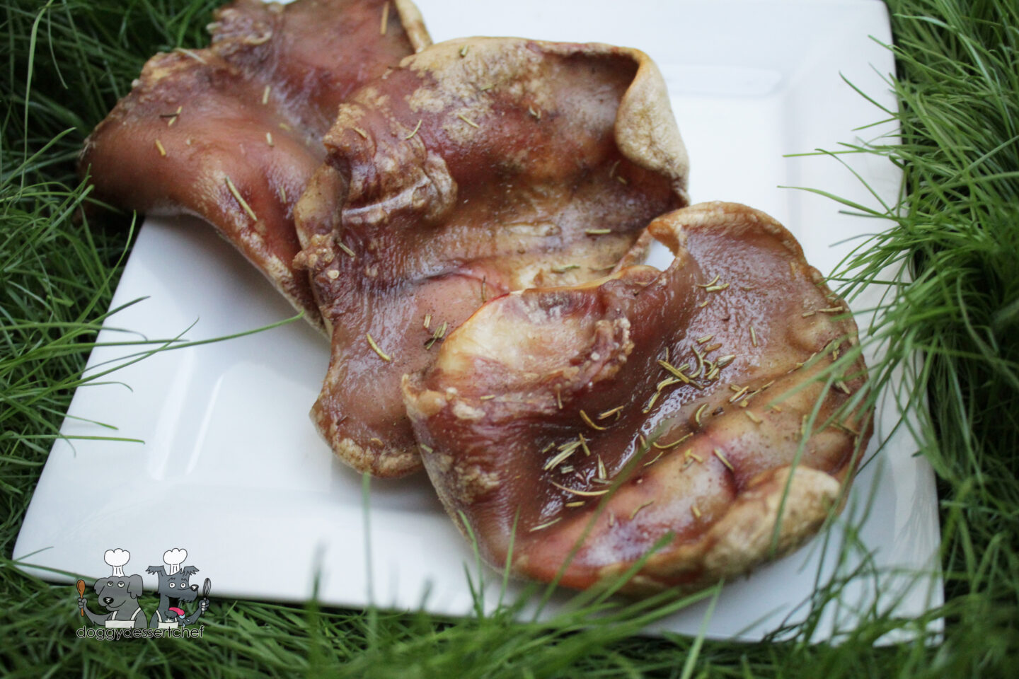 Air Fried Rosemary & Thyme Pig Ear Dog Treat Recipe