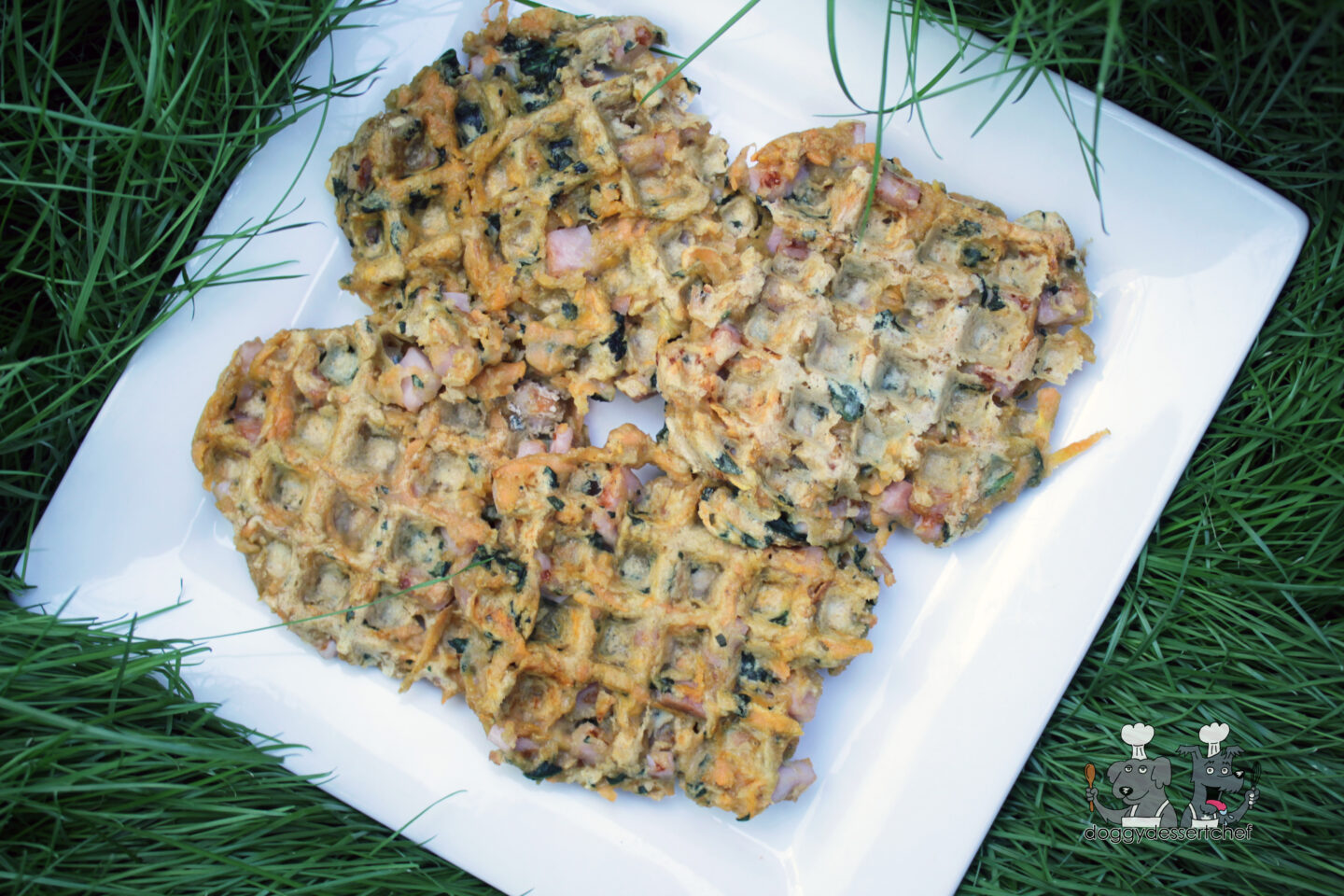 Sweet Potato Pork Waffles Dog Treat Recipe