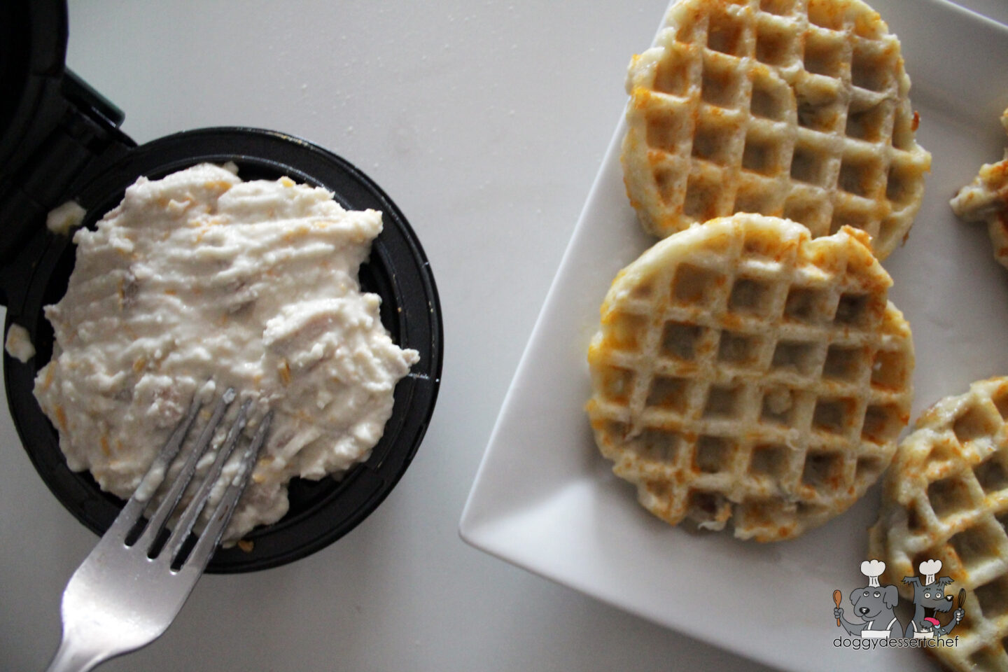 chicken cheese waffles dog treat recipe