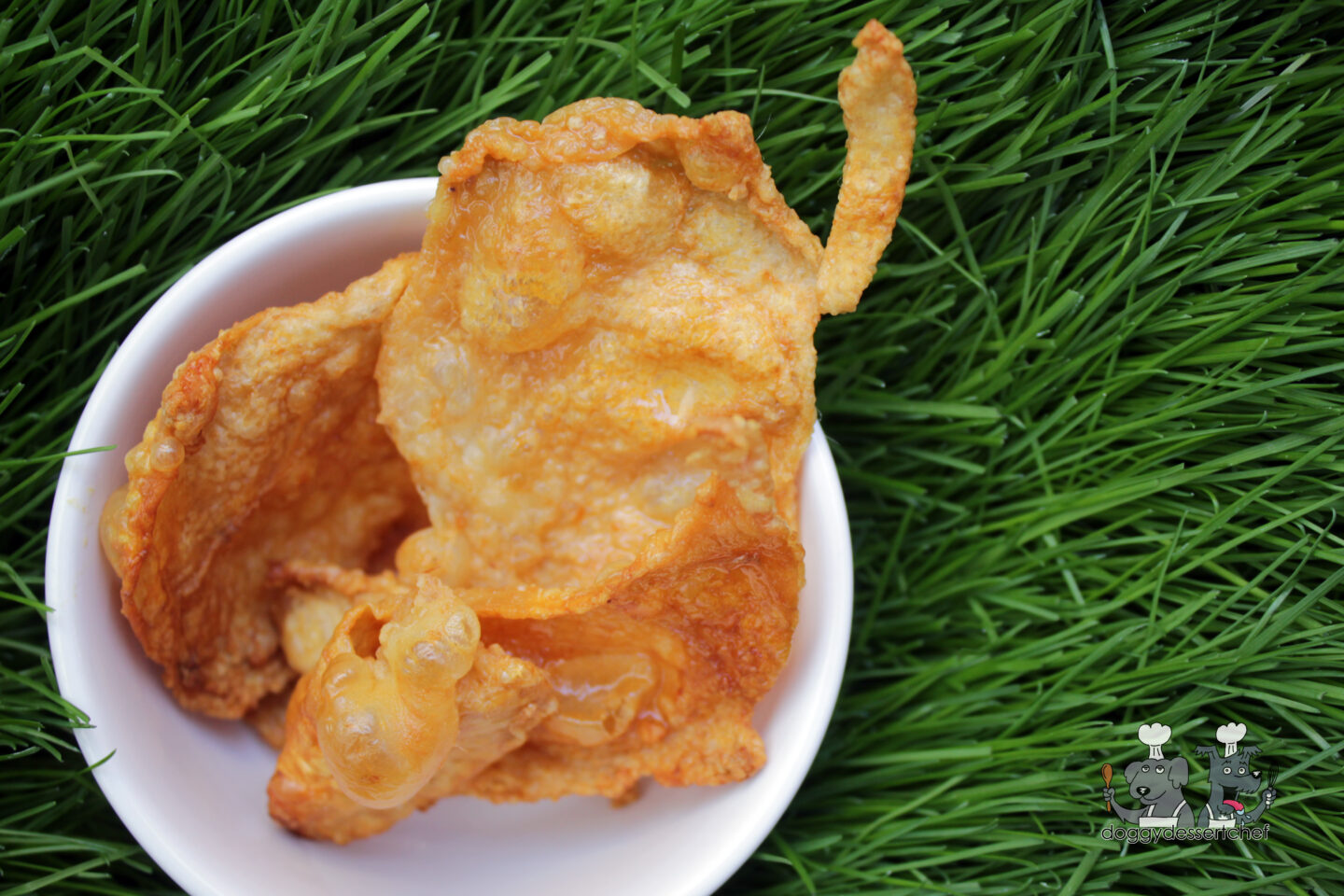 air fryer crispy chicken skins dog treat recipe