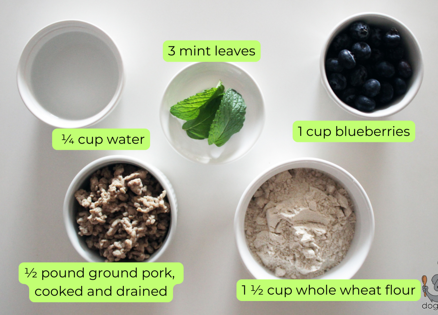 blueberry pork dog treat recipe