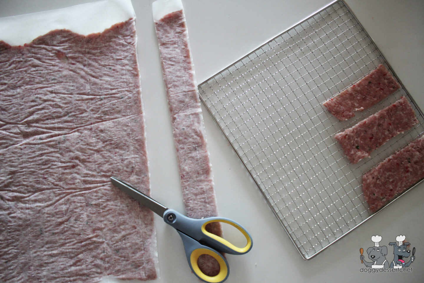 Strawberry Ground Pork Jerky Dog Treat Recipe