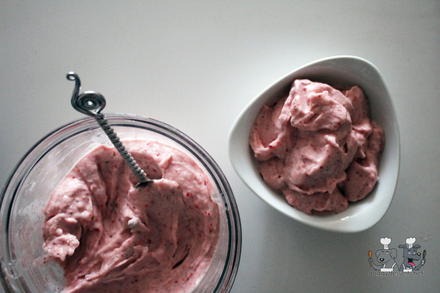 frozen strawberry banana dog treat recipe