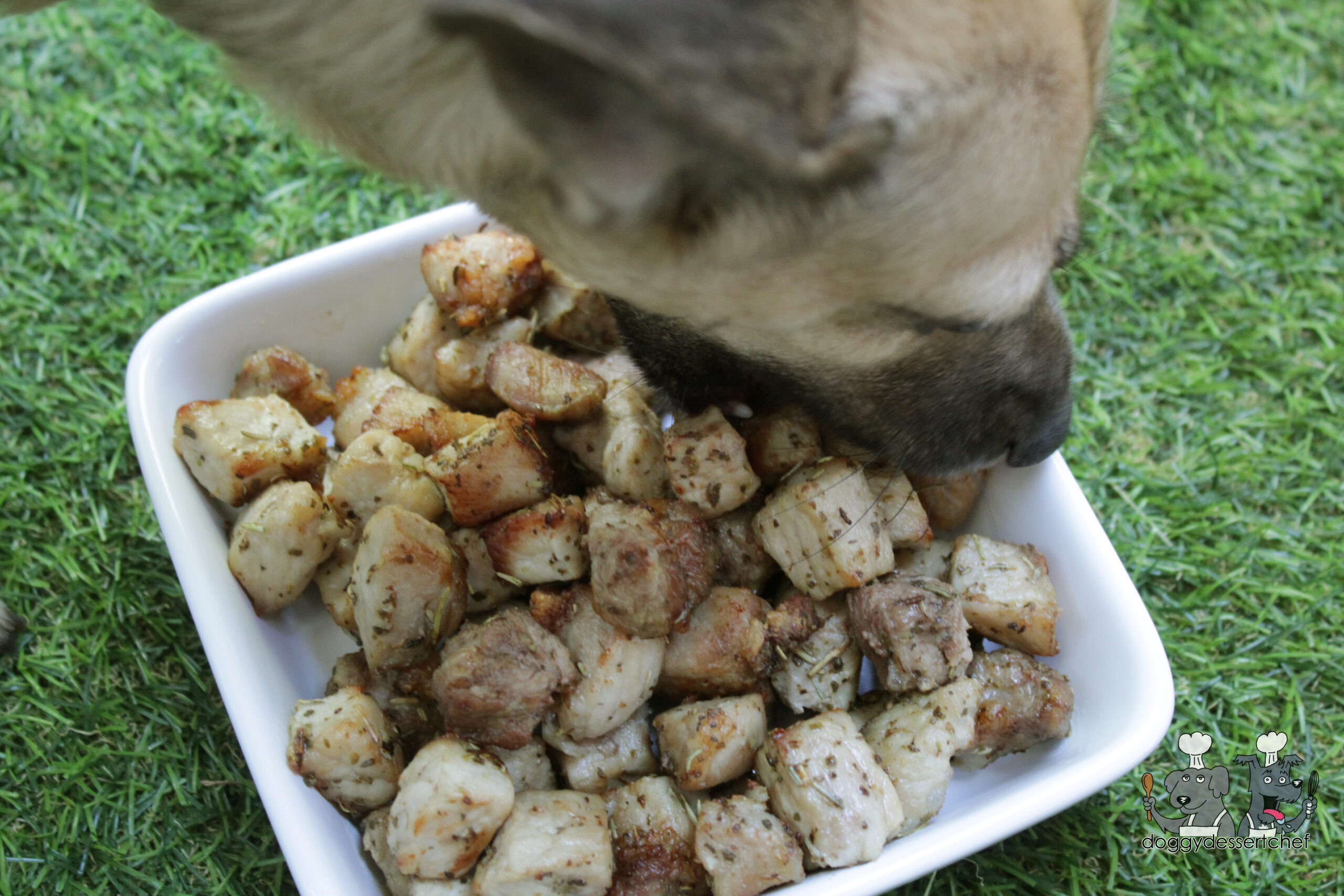 Air Fryer Pork Bites Dog Treat Recipe