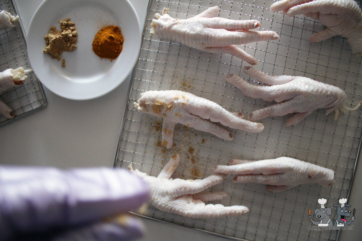 ginger turmeric chicken feet dog treat recipe