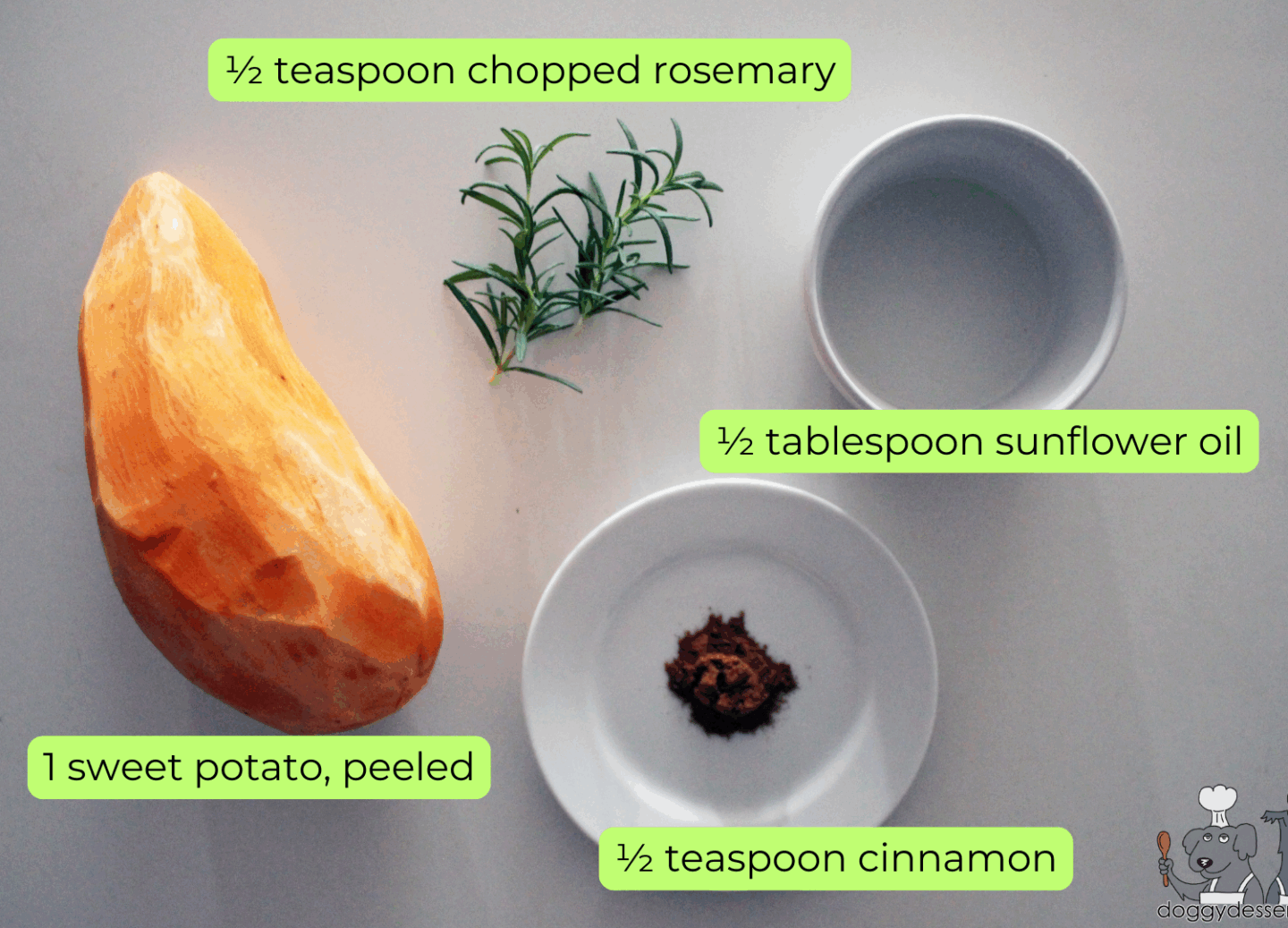 Air-Fryer Sweet Potato Bites dog treat recipe