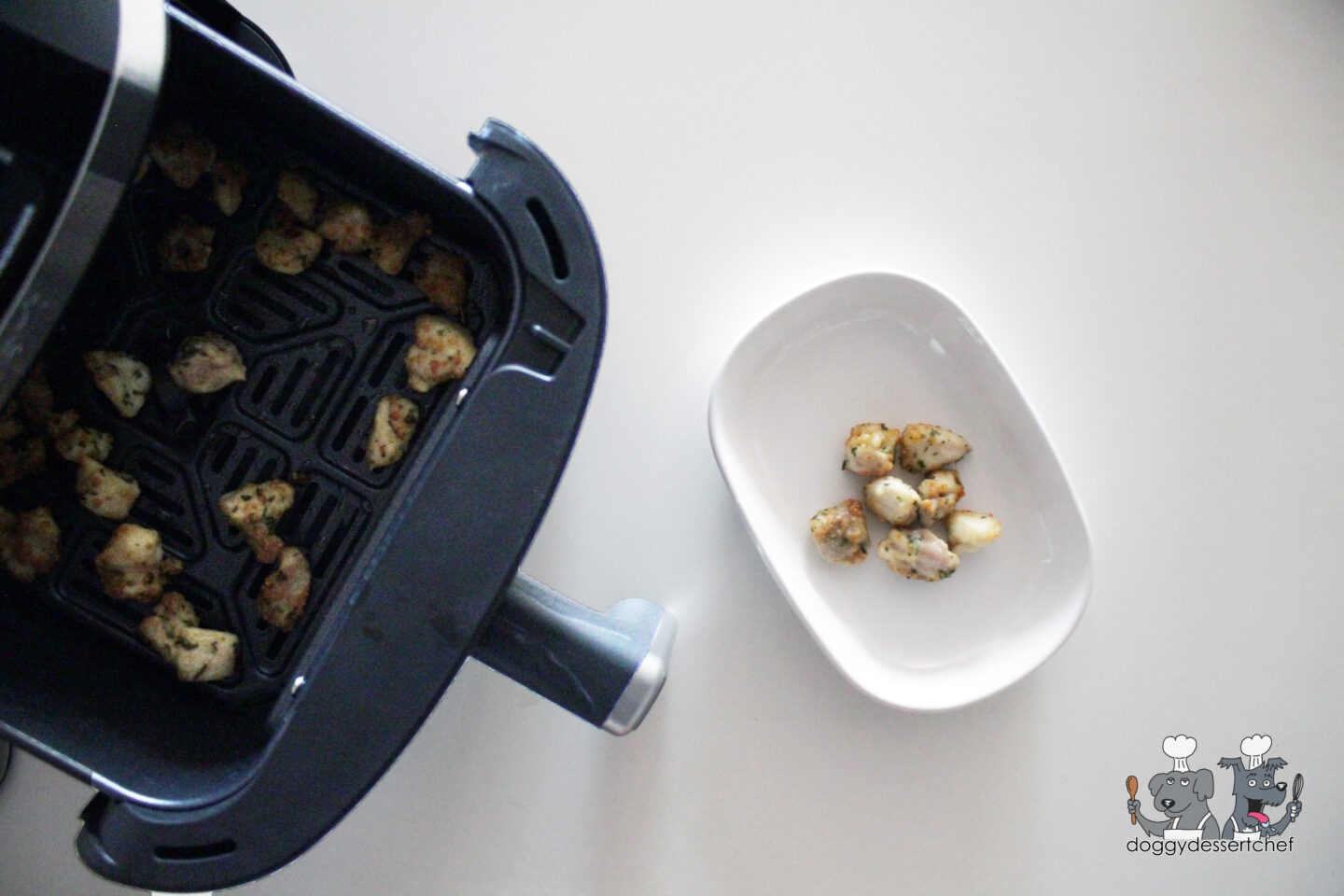 air fryer chicken bites dog treat recipe